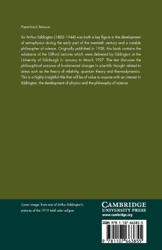 The Nature of the Physical World: Gifford Lectures, 1927