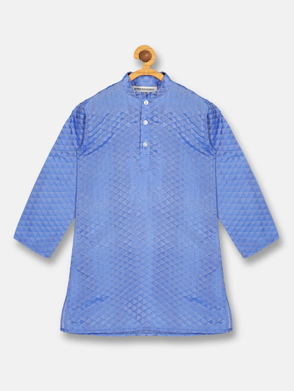 Sethukrishna Boys Blue Kurti with Dhoti Pants
