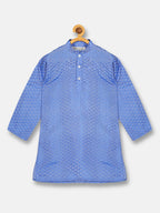 Sethukrishna Boys Blue Kurti with Dhoti Pants