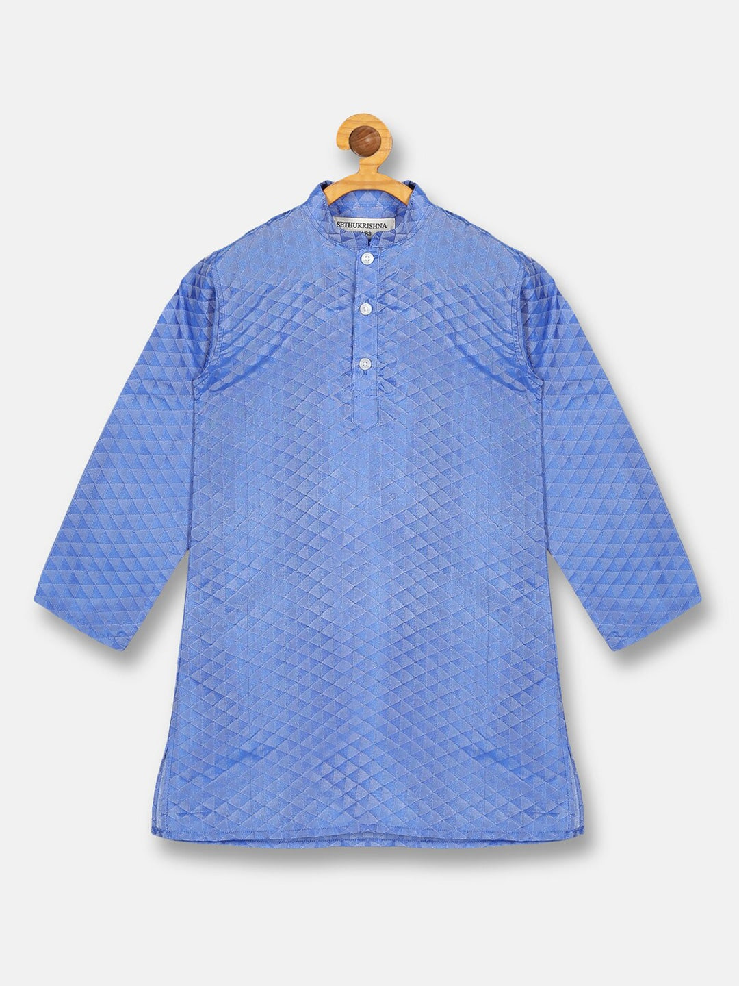 Sethukrishna Boys Blue Kurti with Dhoti Pants