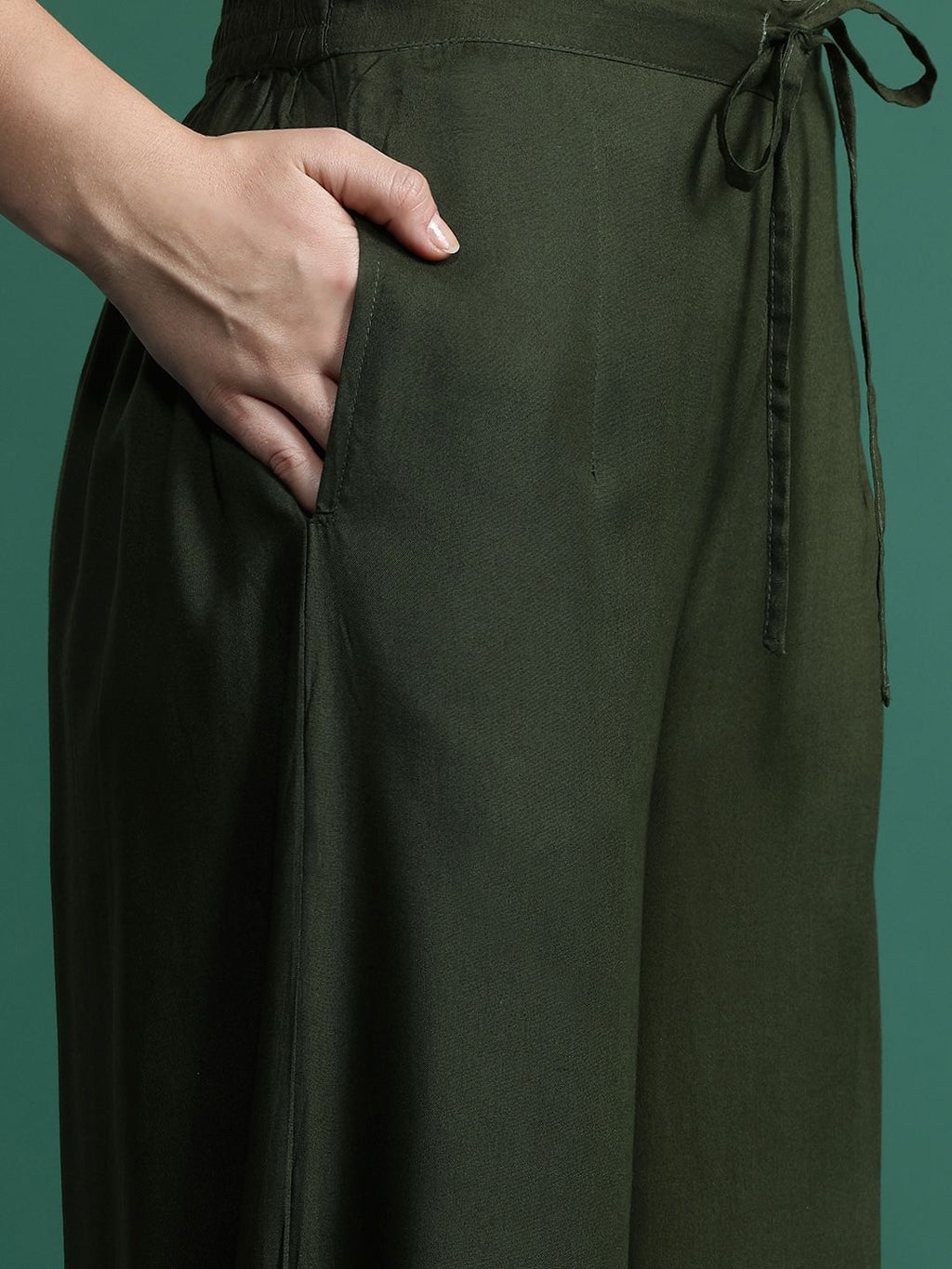 Indo Era Ethnic Motifs Embroidered Thread Work Kurta with Salwar & With Dupatta - Distacart