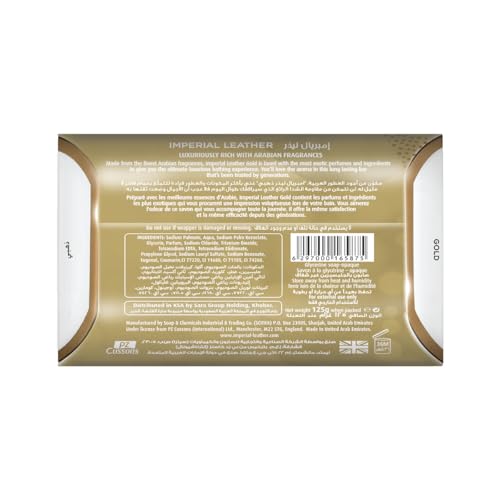Cussons Imperial Leather Gold Soap Luxuriously Rich With Arabian Fragrances