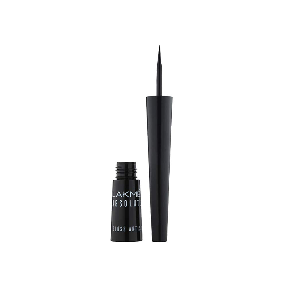 Lakme Absolute Gloss Artist Eye Liner - Black - Distacart