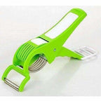 Green Color - Plastic Fruit and Vegetable Juicer Combo Set, 9-Pieces