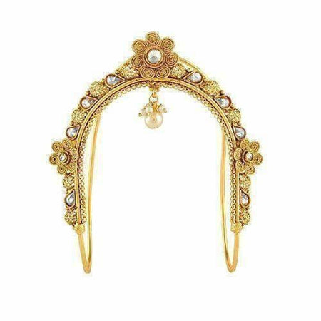 Gold-Polished South Indian Vanki - Armlet