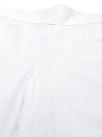 Juniper Women's White Solid Cotton Flex Dhoti Style Pants
