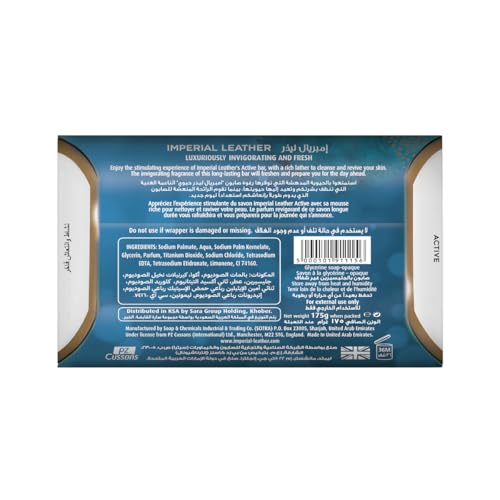 Cussons Imperial Leather Active Soap Luxuriously Invigorating And Fresh