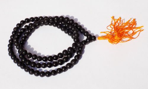 Kannssky Black Agate (Hakik) Japa Mala
