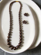 Inhanns Spectrum Everyday Pearl Sets - Single Strand - Chocolate