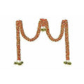 Orange Door Set with Plastic mogra