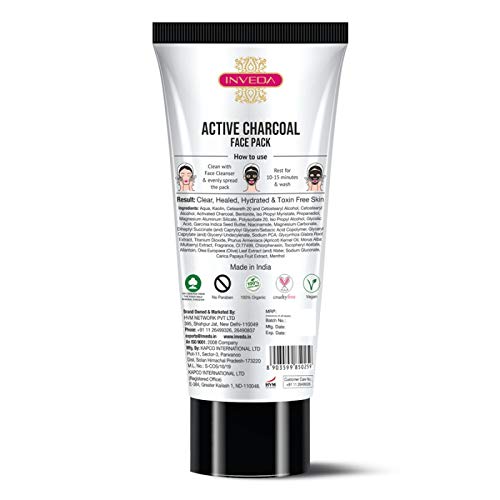 Inveda Active Charcoal Face Pack