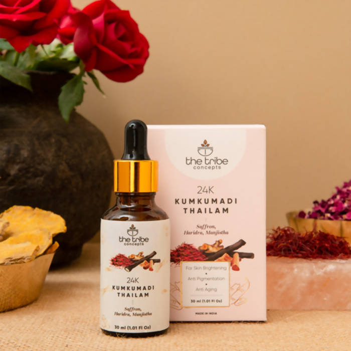 The Tribe Concepts 24k Kumkumadi Thailam - Skin Brightening Oil