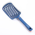 MiDazzle Premium Classic Blue & Rose Gold 3d Hair Brush