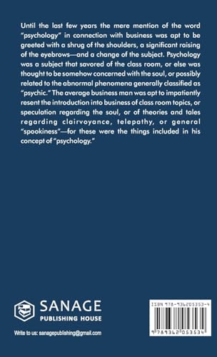 The Psychology Of Salesmanship (Deluxe Hardbound Edition)