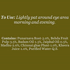Biotique Bio Seaweed Revitalizing Anti Fatigue Eye Gel usage