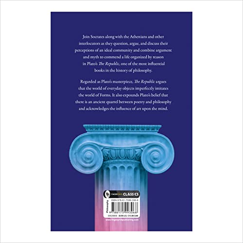 The Republic by Plato: Philosophical Masterpiece | Ancient Greek Philosophy | Ideal State | Political Theory | Socratic Dialogues | Virtue & Justice | Ethical Inquiry | Enlightenment Classic | Timeless Philosophical Work | Essential Reading for Thinkers