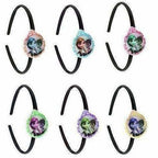 Kids Party Wear Head Bands with Multi Color - Set Of 6