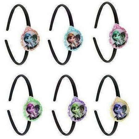 Kids Party Wear Head Bands with Multi Color - Set Of 6