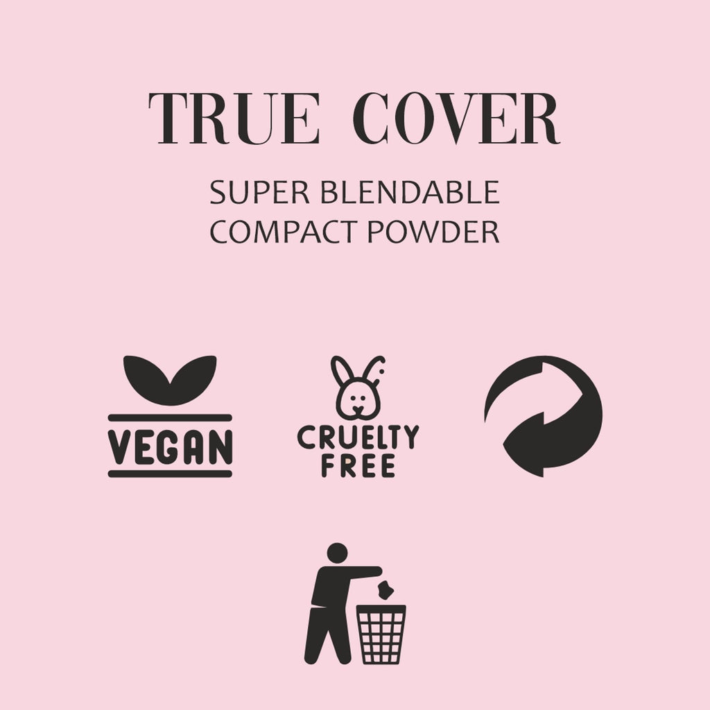 Matt Look True Cover Super Blendable Compact Powder - Almond Beige