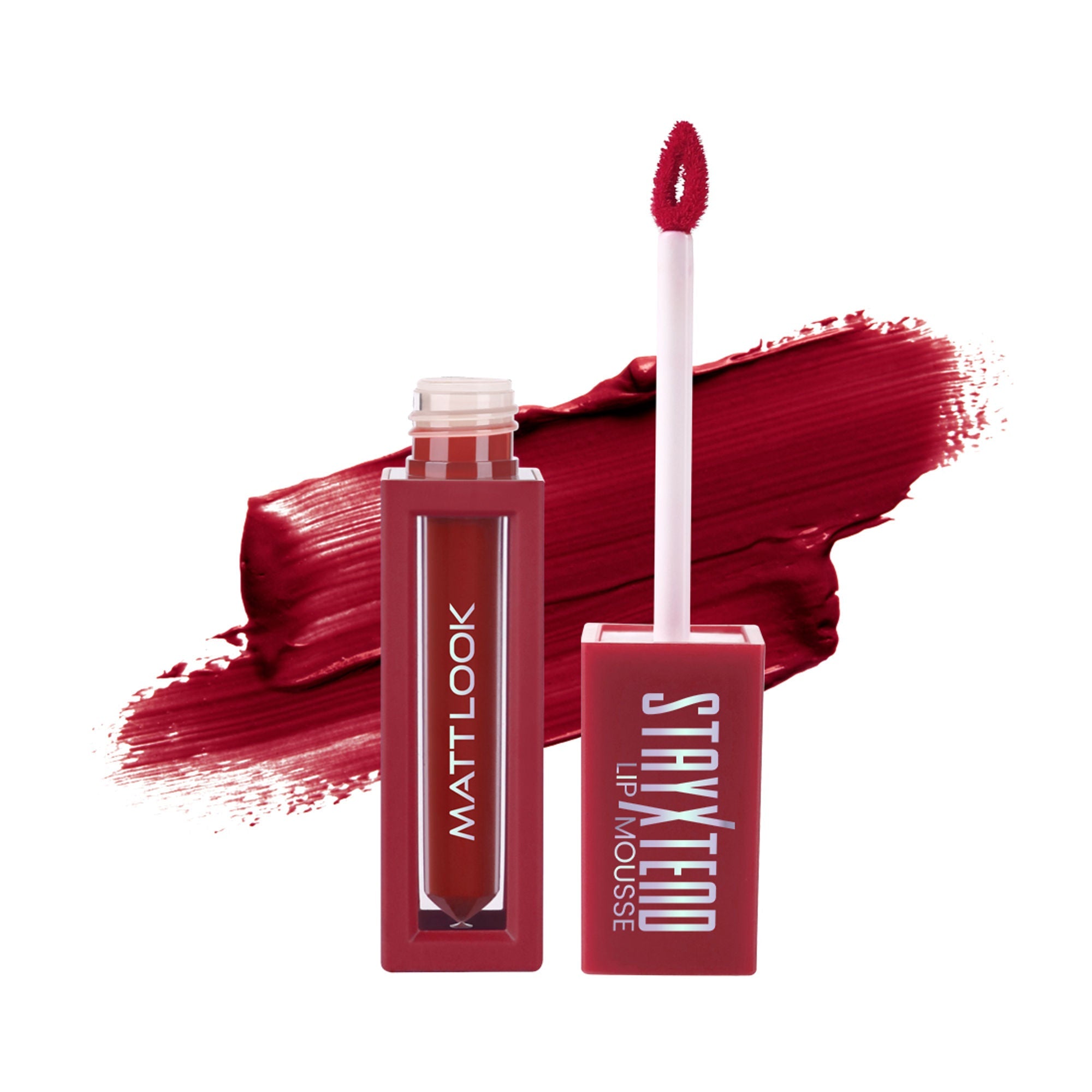Matt Look Stayxtend Lip Mousse - New Maroon
