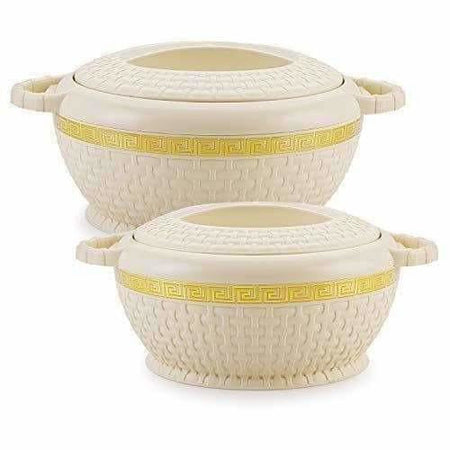 Finish Ivory Gold Casserole- Set of 2