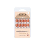 shills professional reusable press on nails french oval spn714