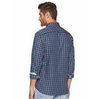 Van Heusen Men's Checkered Slim fit Casual Shirt - Distacart