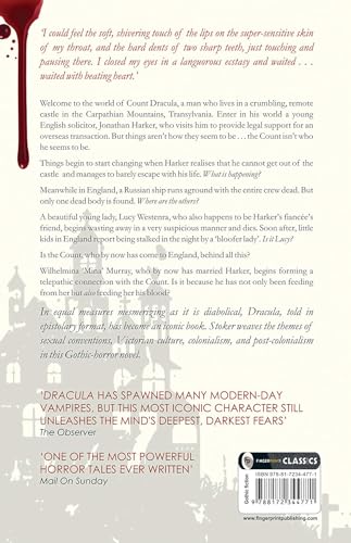 Dracula by Bram Stoker – A Timeless Novel of Gothic Fiction | Vampire Novel | Horror Classic | Transylvania | Victorian Era | Supernatural Creatures | Themes of Immortality and Bloodlust | Perfect for Horror Enthusiasts
