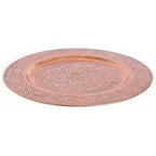 Big Size Brown Pooja Thali Pooja Work ship Plate Thali - Pooja Temple