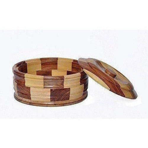 Brown Color - Wooden Casserole