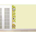 Wall Sticker for Kids Room Animal Height Chart with Multicolour