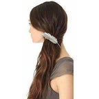 Party Wear & Stylish Metallic Leafy Hair Clip
