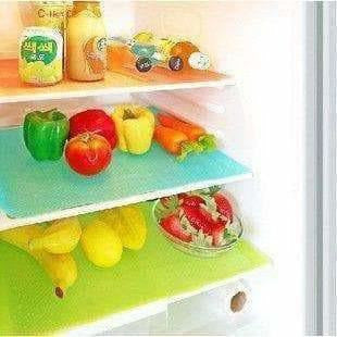 Refrigerator Drawer Mat 6 Piece Set - MultiColor