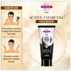Inveda Active Charcoal Face Scrub For Men