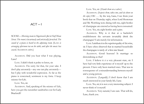 The Importance of Being Earnest
