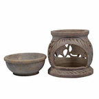 Handcrafted Soapstone Aroma Burner, Oil Diffuses - Distacart