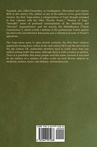The Yoga Sutras of Patanjali: The Book of the Spiritual Man