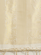 Saree Mall Off-White & Golden Woven Design Banarasi Saree - Distacart