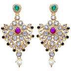Tehzeeb Creations Semi Bridal Dulhan Dulhan Wedding & Engagement Necklace Set with Mang Tikka for Girls & Women