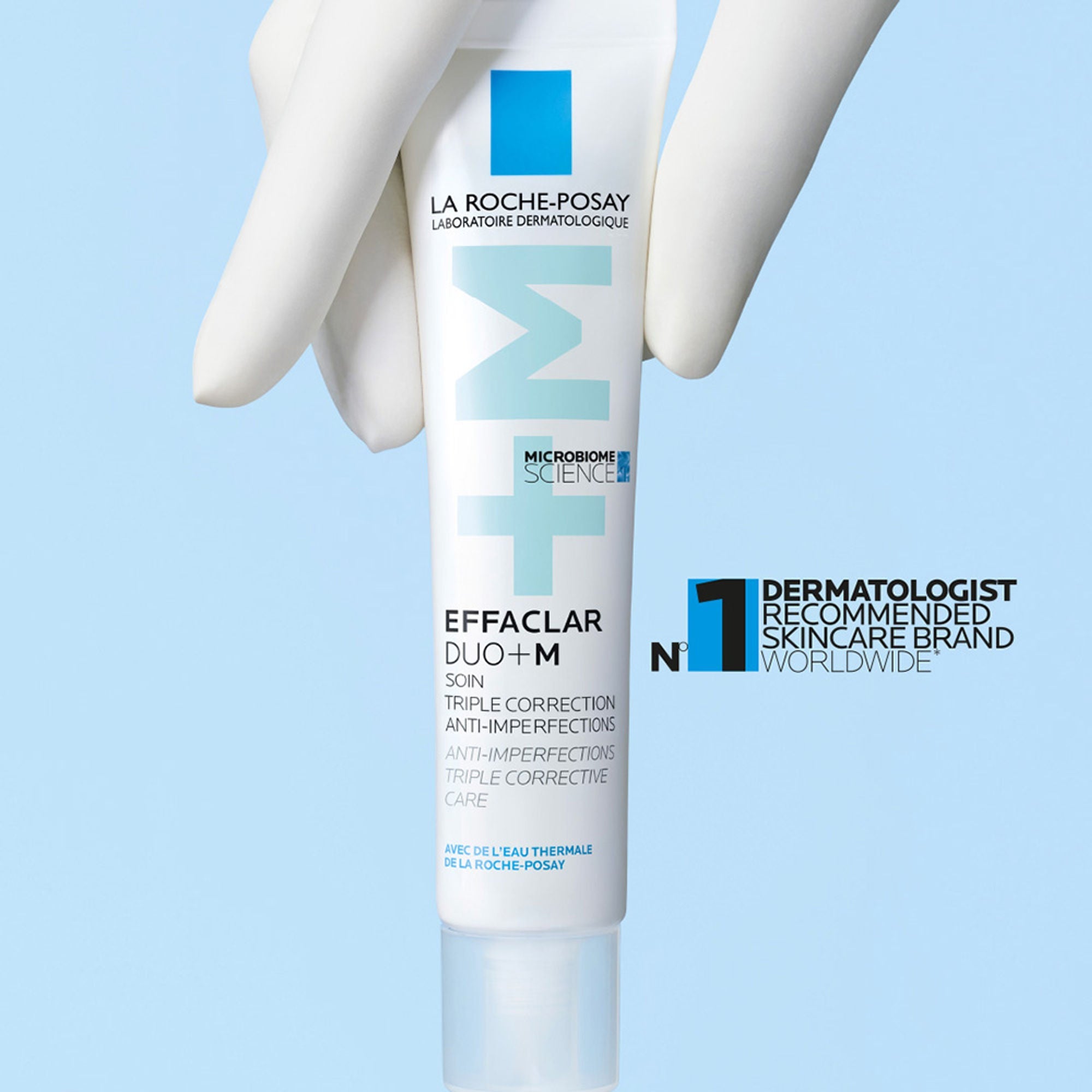La Roche-Posay Effaclar Duo+M Gel with Salicylic acid, Anti-Acne Moisturiser for Acne-Prone Skin