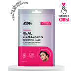 Nykaa Skin Real Collagen Mask – Hydrates, Brightens And Gives Dewy Skin Overnight - Formulated In Korea