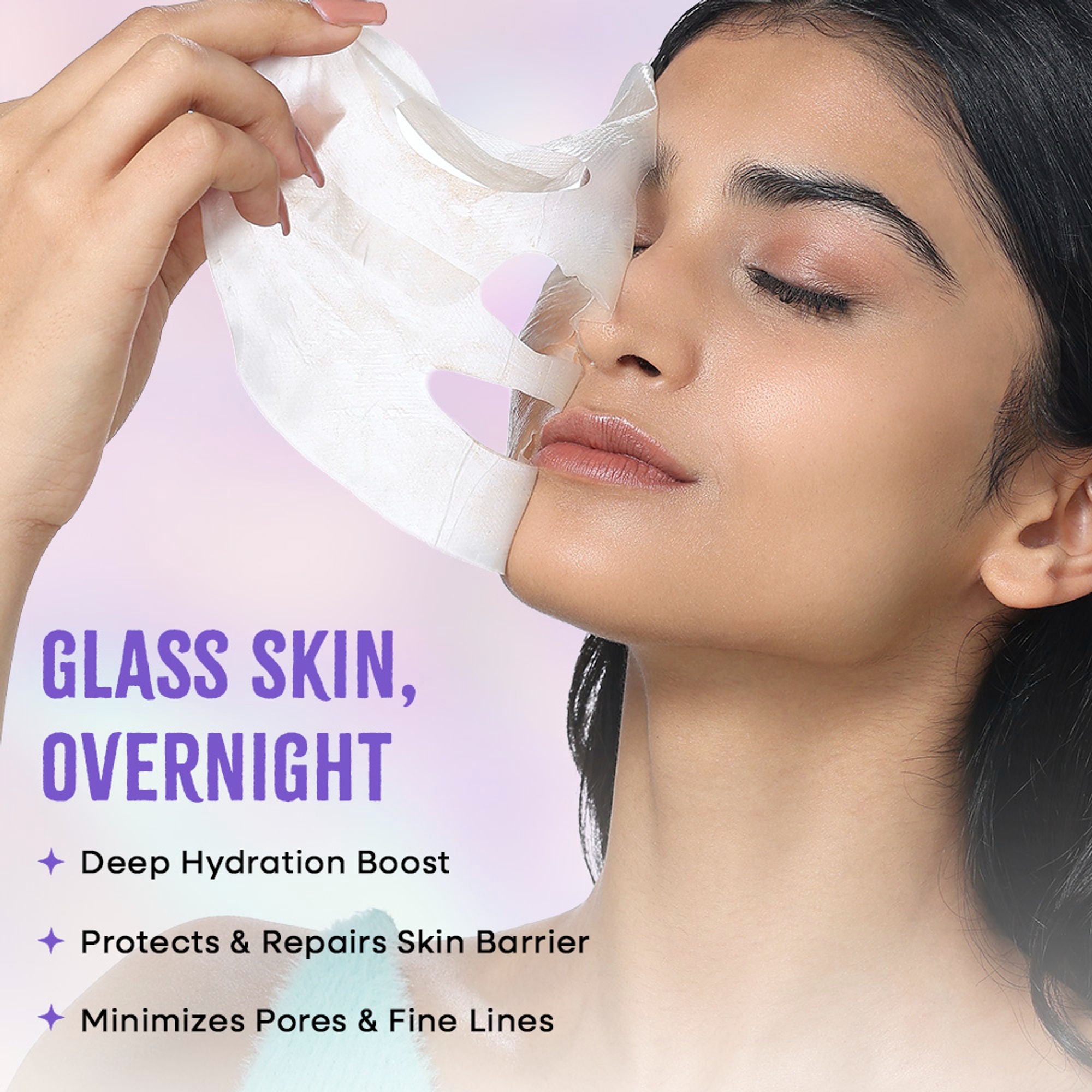 Nykaa Skin Real Collagen Mask – Hydrates, Brightens And Gives Dewy Skin Overnight - Formulated In Korea - Distacart