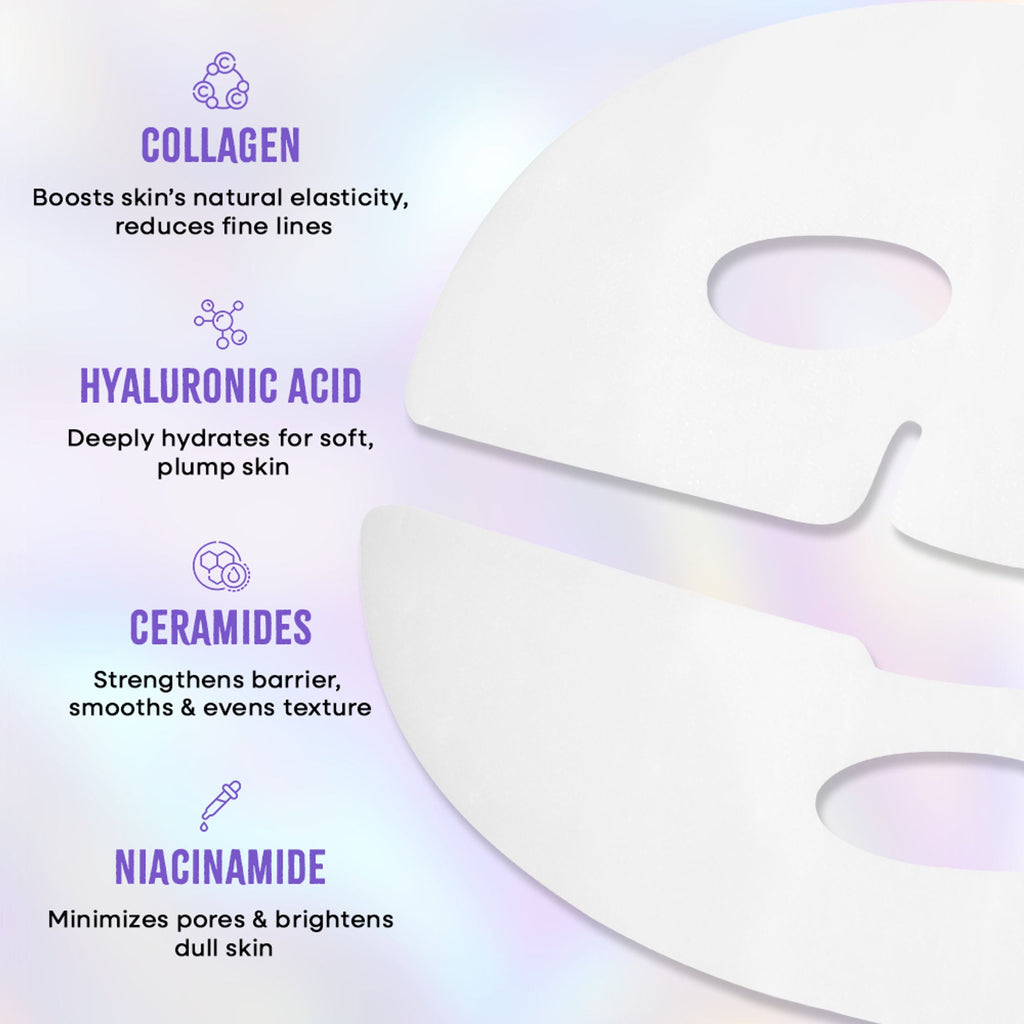 Nykaa Skin Real Collagen Mask – Hydrates, Brightens And Gives Dewy Skin Overnight - Formulated In Korea - Distacart