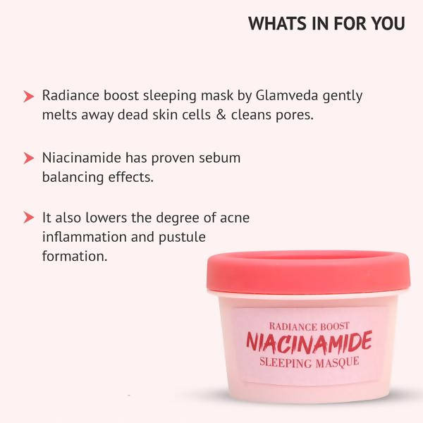 Glamveda Radiance Boost Niacinamide Sleeping Masque