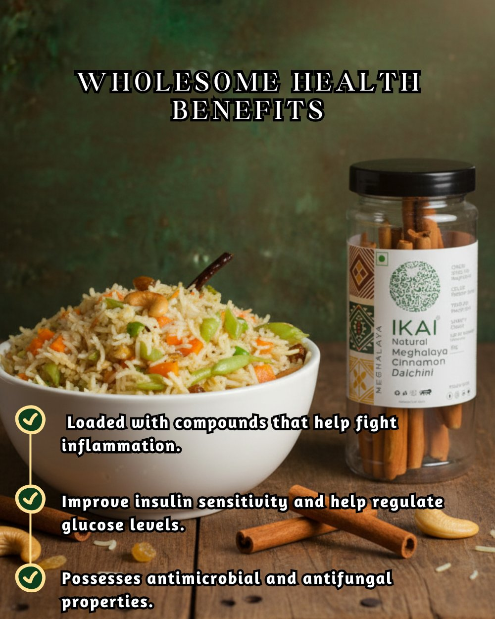IKAI Natural Meghalaya Cinnamon - Distacart