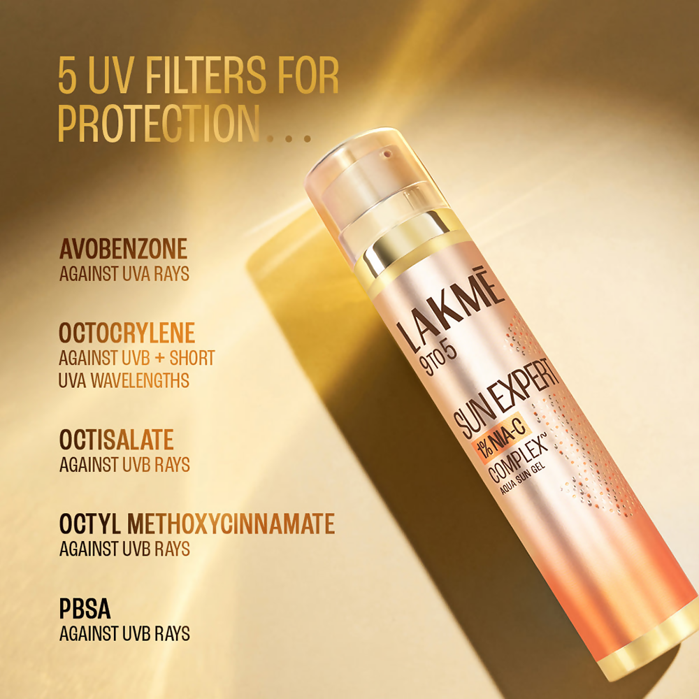Lakme 9To5 Sun Expert 1% Nia-Vit C Sunscreen, Spf 50 Pa++++++