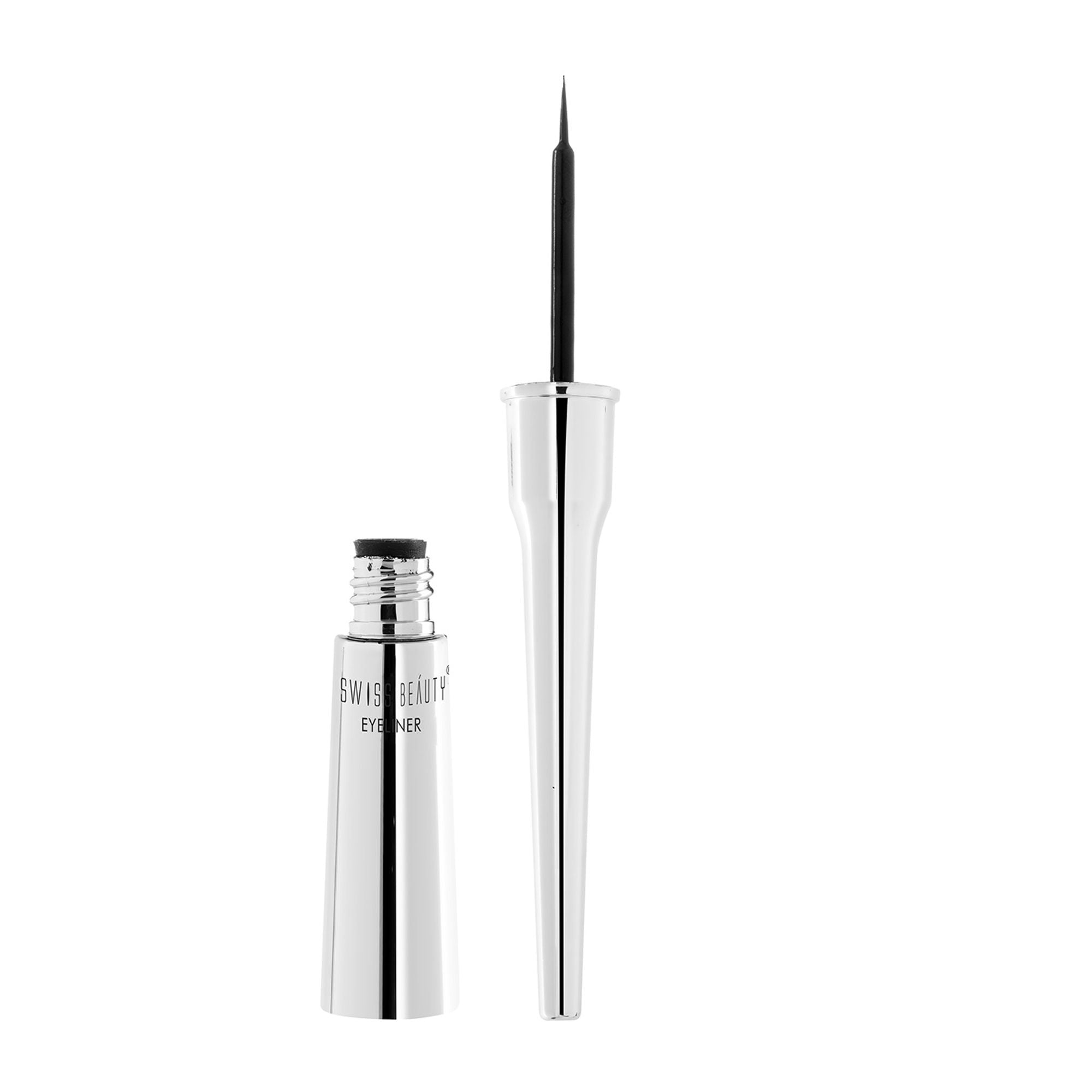 Swiss Beauty Liquid Eyeliner - Jet Black - Distacart