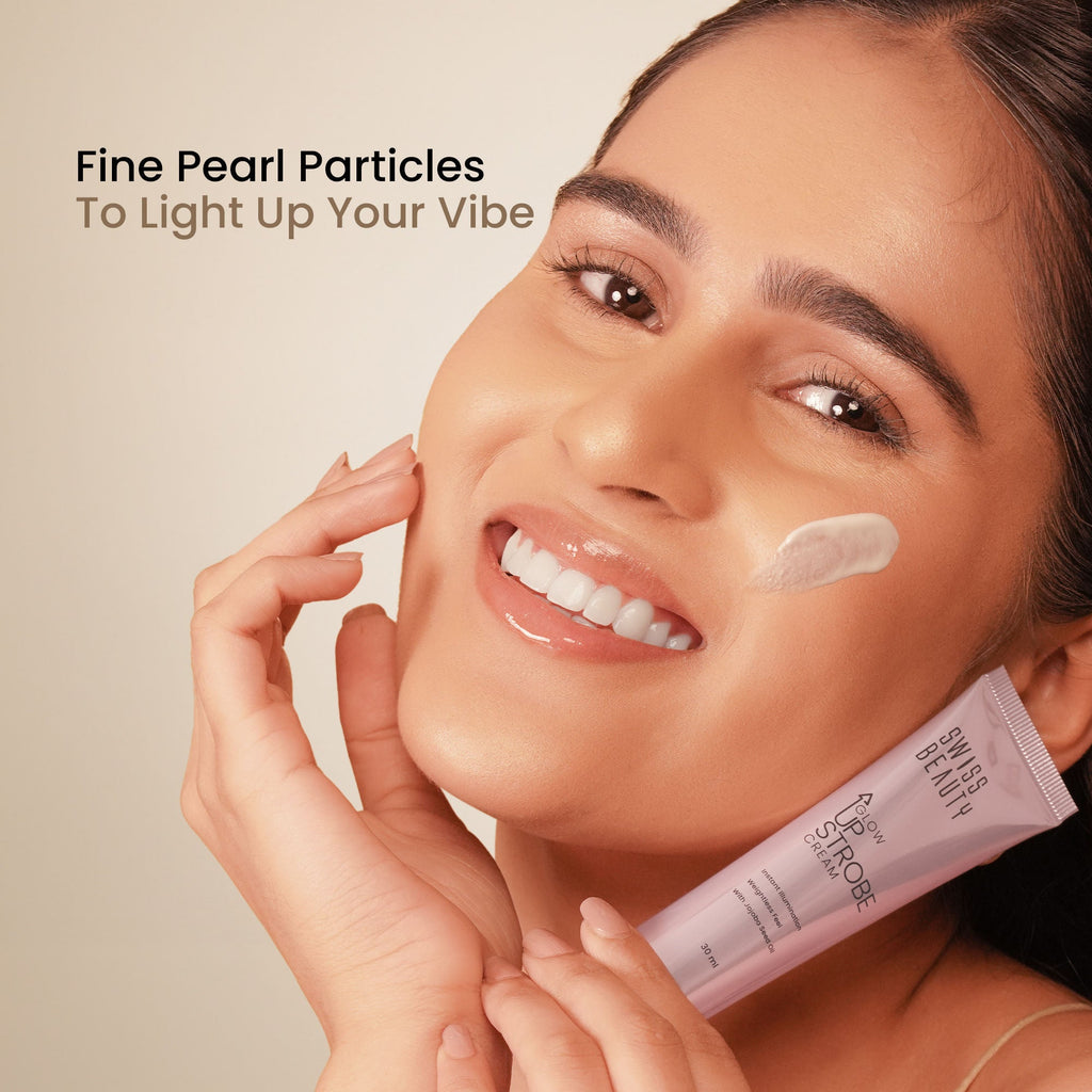 Swiss Beauty Glow Up Strobe Cream, Dewy Radiance, Versatile Use With Jojoba Oil - 2 Moonlit Glow - Distacart