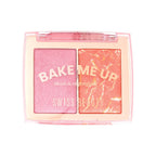 Swiss Beauty Bake Me Up Blush & Highlighter , 2-In-1 Baked Formula, Long-Lasting - Pink Macaron - Distacart