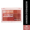 Swiss Beauty Awaken Eyeshadow Palette , Matte + Shimmer Finish , Long-Lasting - Blooming Rose